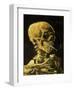 Skull with Burning Cigarette-Vincent van Gogh-Framed Art Print