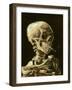 Skull with Burning Cigarette-Vincent van Gogh-Framed Premium Giclee Print