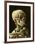 Skull with Burning Cigarette-Vincent van Gogh-Framed Art Print