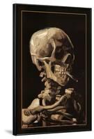 Skull With Cigarette, 1885-Vincent van Gogh-Framed Poster