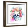 Skull-Zenina-Framed Art Print