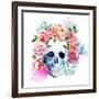 Skull-Zenina-Framed Art Print