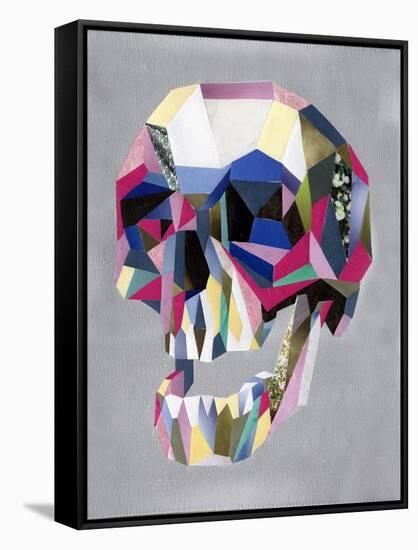 Skull-Artpoptart-Framed Stretched Canvas