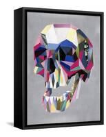 Skull-Artpoptart-Framed Stretched Canvas