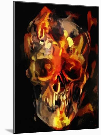 Skullfire-Mark Gordon-Mounted Giclee Print