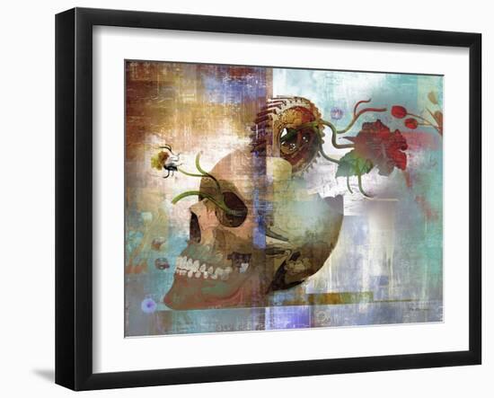 Skulliage-Greg Simanson-Framed Giclee Print