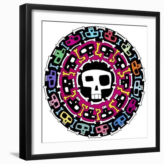 Skulls 2-Miguel Balbás-Framed Giclee Print