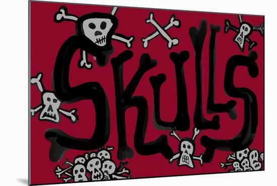 Skulls Canvas-Logan81-Mounted Art Print