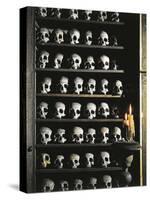 Skulls, Crypt Detail, Church of St. Mary of Prayer and Death, Rome, Italy-null-Stretched Canvas