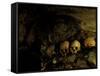 Skulls in Caves, Indonesia-Michael Brown-Framed Stretched Canvas