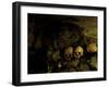 Skulls in Caves, Indonesia-Michael Brown-Framed Photographic Print