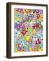 Skulls Pattern II-Miguel Balbás-Framed Giclee Print