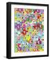 Skulls Pattern II-Miguel Balbás-Framed Giclee Print