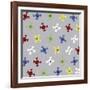 Skulls Pattern-Erin Clark-Framed Giclee Print