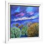 Sky 1, 2023, (Acrylics on Canvas)-Lisa Graa Jensen-Framed Giclee Print