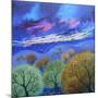 Sky 1, 2023, (Acrylics on Canvas)-Lisa Graa Jensen-Mounted Giclee Print