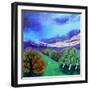 Sky 2, 2023, (Acrylics on Canvas)-Lisa Graa Jensen-Framed Giclee Print