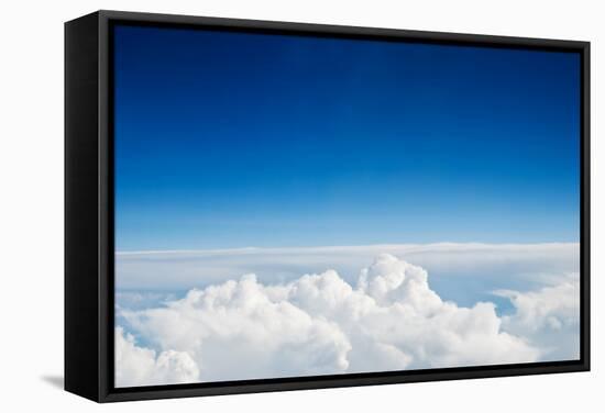 Sky and Clouds Background-PaulPaladin-Framed Stretched Canvas
