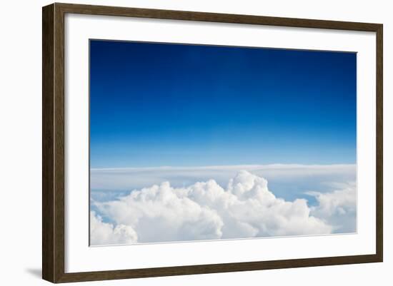 Sky and Clouds Background-PaulPaladin-Framed Photographic Print