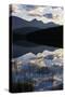 Sky and Clouds Reflecting in Patricia Lake-W. Perry Conway-Stretched Canvas