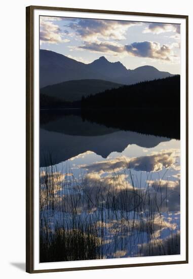 Sky and Clouds Reflecting in Patricia Lake-W. Perry Conway-Framed Premium Photographic Print