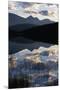 Sky and Clouds Reflecting in Patricia Lake-W. Perry Conway-Mounted Premium Photographic Print