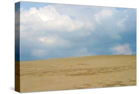 Sky and sand dunes, Indiana Dunes, Indiana, USA-Anna Miller-Stretched Canvas