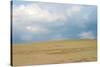 Sky and sand dunes, Indiana Dunes, Indiana, USA-Anna Miller-Stretched Canvas