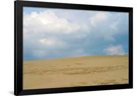 Sky and sand dunes, Indiana Dunes, Indiana, USA-Anna Miller-Framed Premium Photographic Print