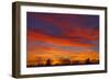 Sky at sunset, Winnipeg, Manitoba, Canada.-Mike Grandmaison-Framed Photographic Print