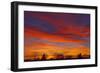 Sky at sunset, Winnipeg, Manitoba, Canada.-Mike Grandmaison-Framed Photographic Print