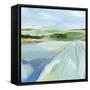 Sky Blue Fields I-Annie Warren-Framed Stretched Canvas