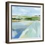 Sky Blue Fields I-Annie Warren-Framed Art Print