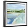 Sky Blue Fields I-Annie Warren-Framed Art Print