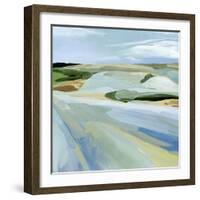 Sky Blue Fields II-Annie Warren-Framed Art Print