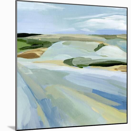 Sky Blue Fields II-Annie Warren-Mounted Art Print