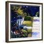 Sky Blue-Lou Wall-Framed Giclee Print