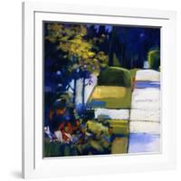 Sky Blue-Lou Wall-Framed Giclee Print