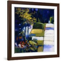 Sky Blue-Lou Wall-Framed Giclee Print