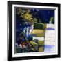 Sky Blue-Lou Wall-Framed Giclee Print