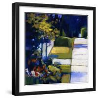 Sky Blue-Lou Wall-Framed Giclee Print