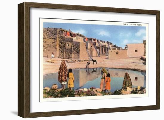 Sky City of Acoma, New Mexico-null-Framed Art Print