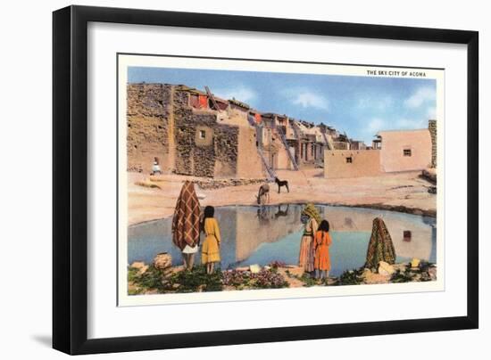 Sky City of Acoma, New Mexico-null-Framed Art Print