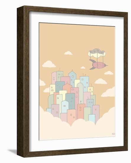 Sky City-Reza Farazmand-Framed Art Print