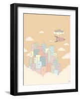 Sky City-Reza Farazmand-Framed Art Print