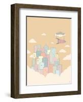 Sky City-Reza Farazmand-Framed Art Print