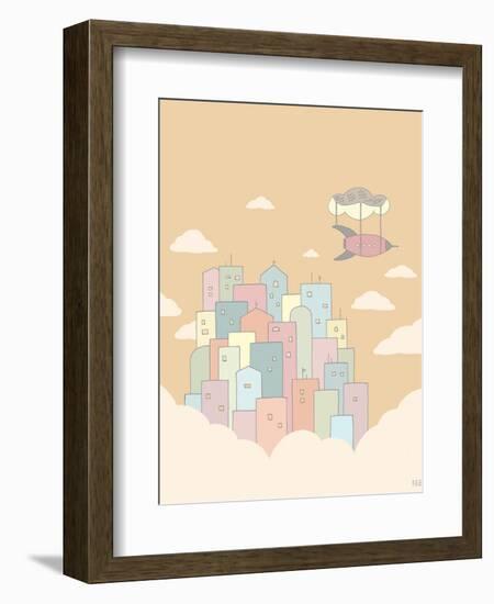 Sky City-Reza Farazmand-Framed Art Print