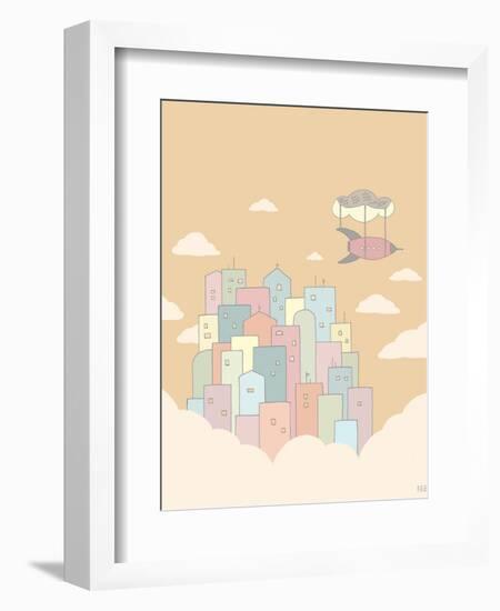 Sky City-Reza Farazmand-Framed Art Print