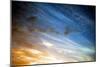 Sky (Clouds, Orang and Blue) Art Poster Print-null-Mounted Poster