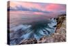 Sky Fire Seascape, Kauai, Poipu, Hawaii Islands-Vincent James-Stretched Canvas